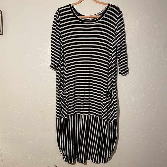 J Mode USA boat neck dress, size 2X. - Picture 1 of 7